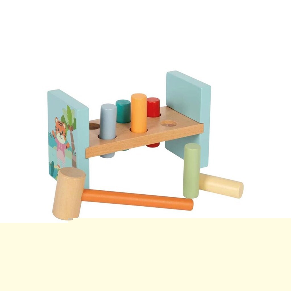 Small Foot - Wooden Hammer Bench Jungle Friends FSC