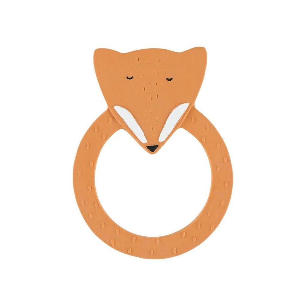 Trixie Baby Natural Rubber Round Teething Ring - Mr. Fox