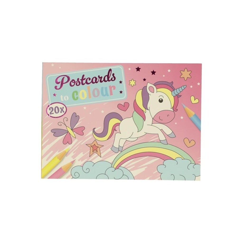 Wins Holland - Postcards Coloring Unicorn