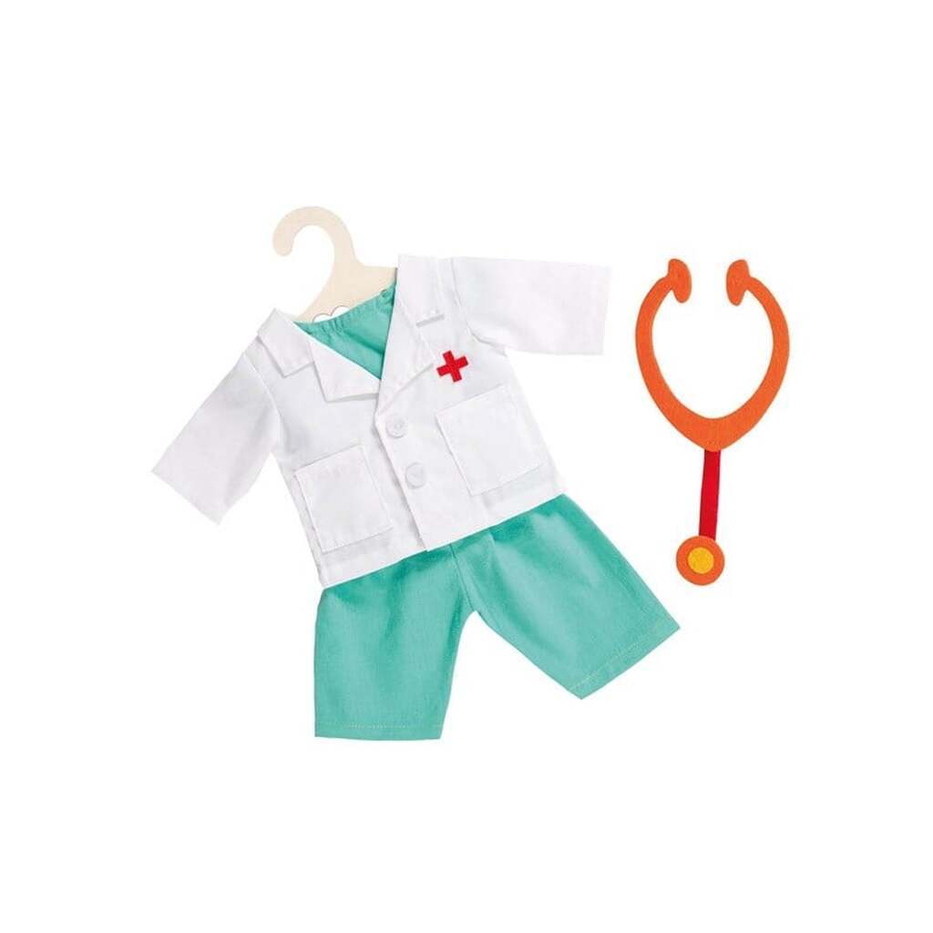 Heless Dolls Doctor's Outfit with Stethoscope 28-35 cm