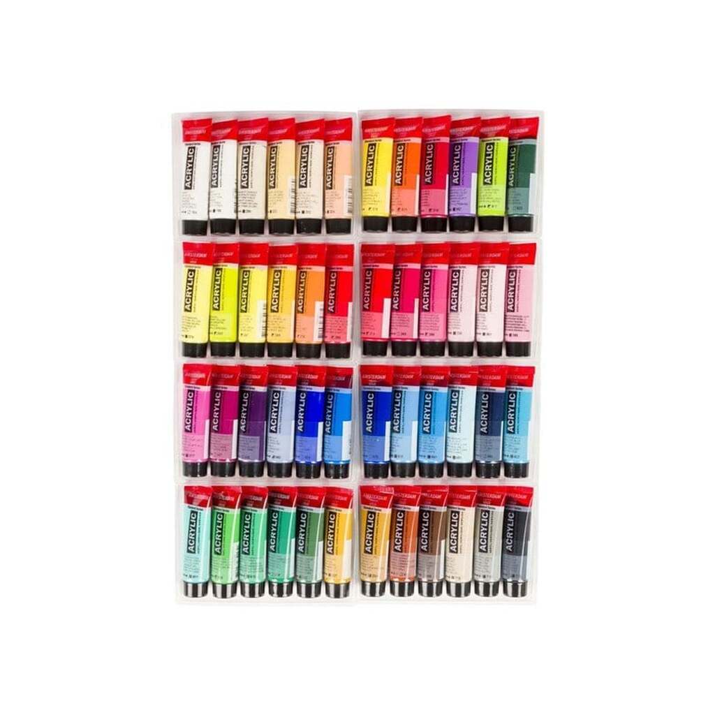 Bruynzeel Amsterdam Standard Series Acrylic Paint General Selection Set 20ml 48pcs.