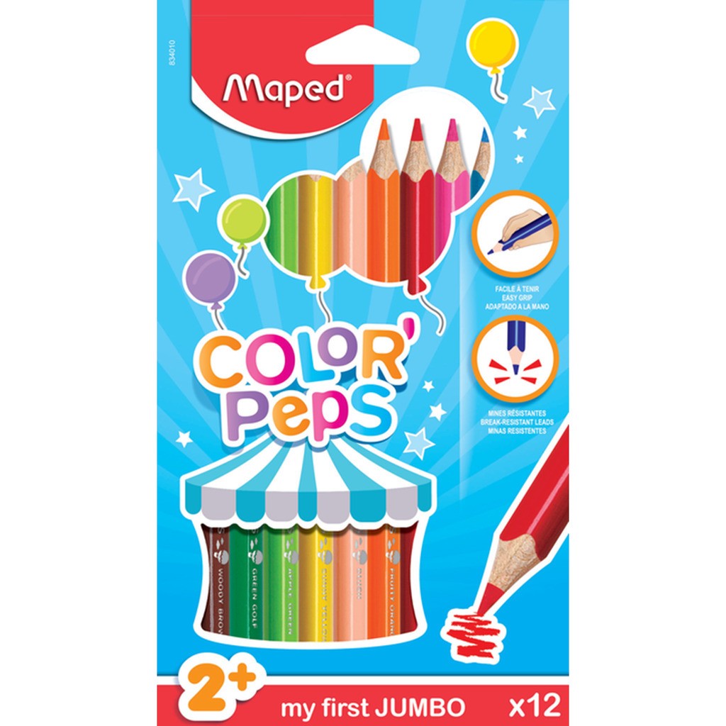 Maped Color&apos;Peps My first Jumbo farveblyanter x12