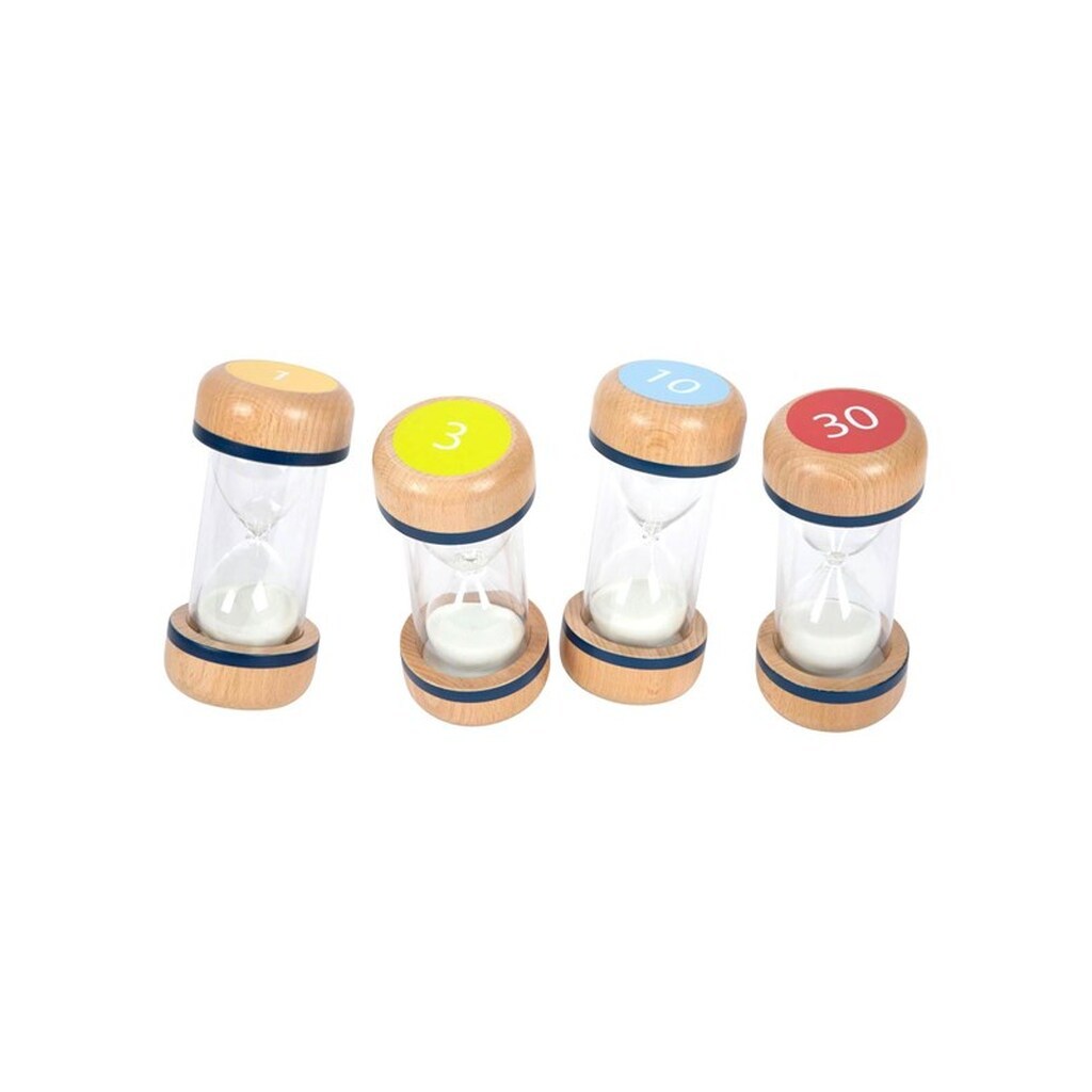 Small Foot - Wooden Hourglasses XL Set 4 pcs.