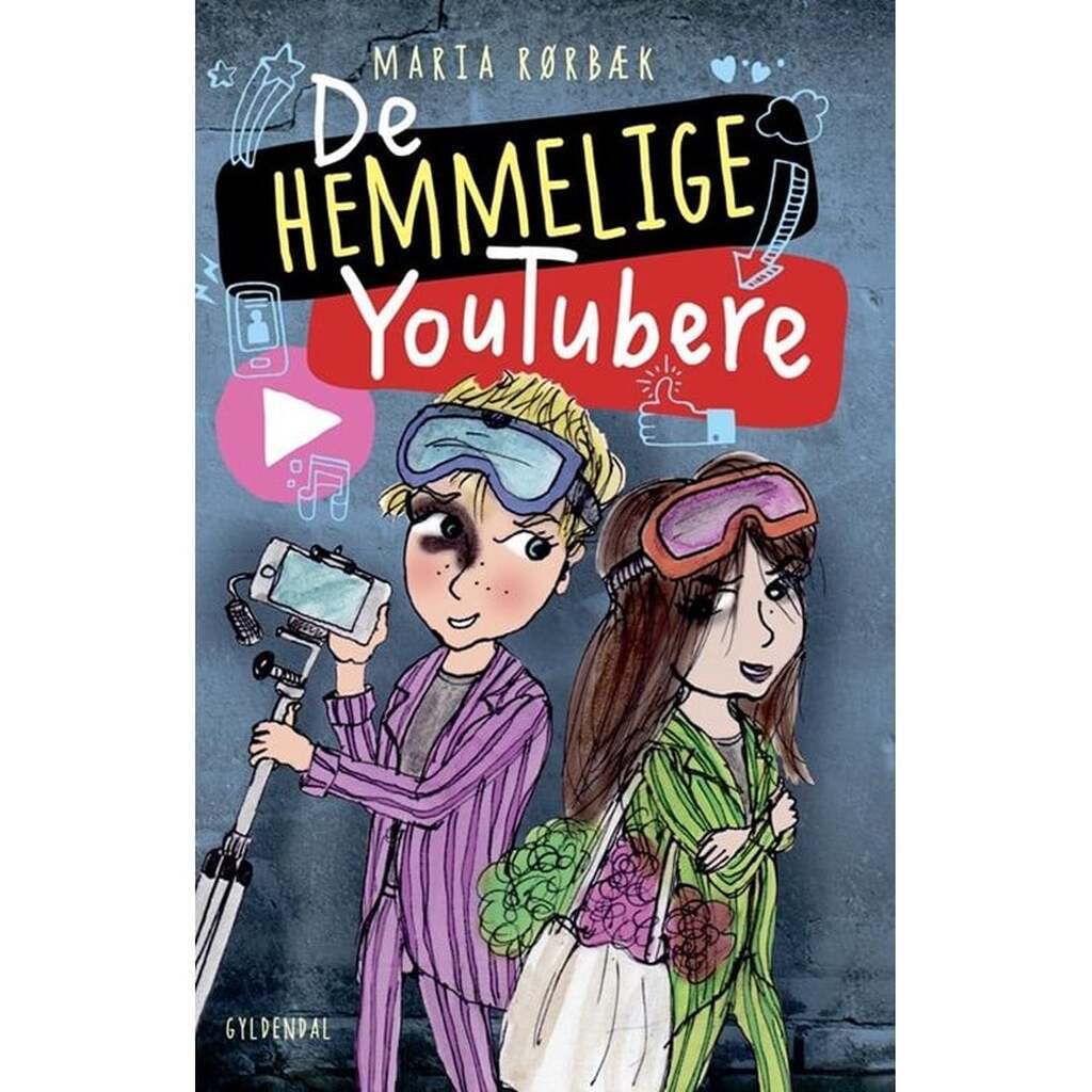 De Hemmelige Youtubere - Børnebog - Hardcover