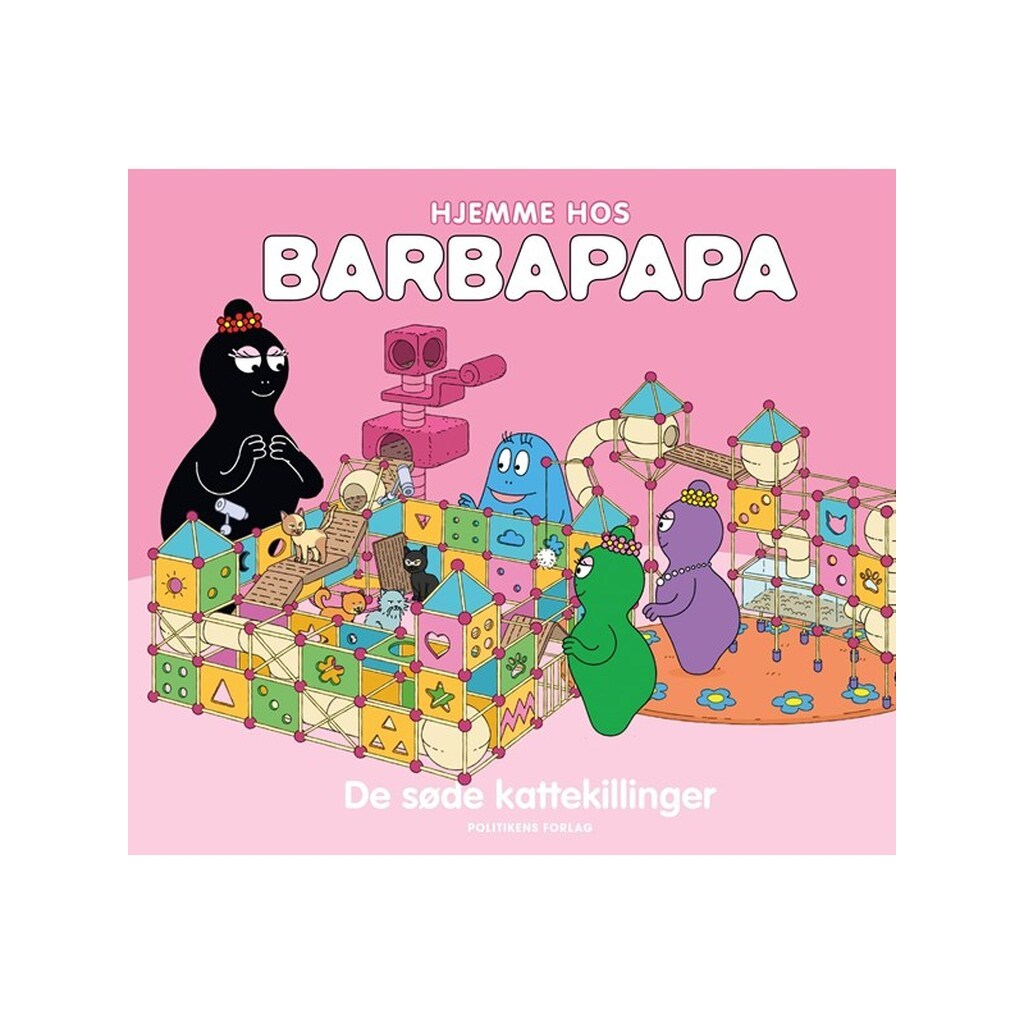 Hjemme hos Barbapapa: De søde kattekillinger - Børnebog - Hardback