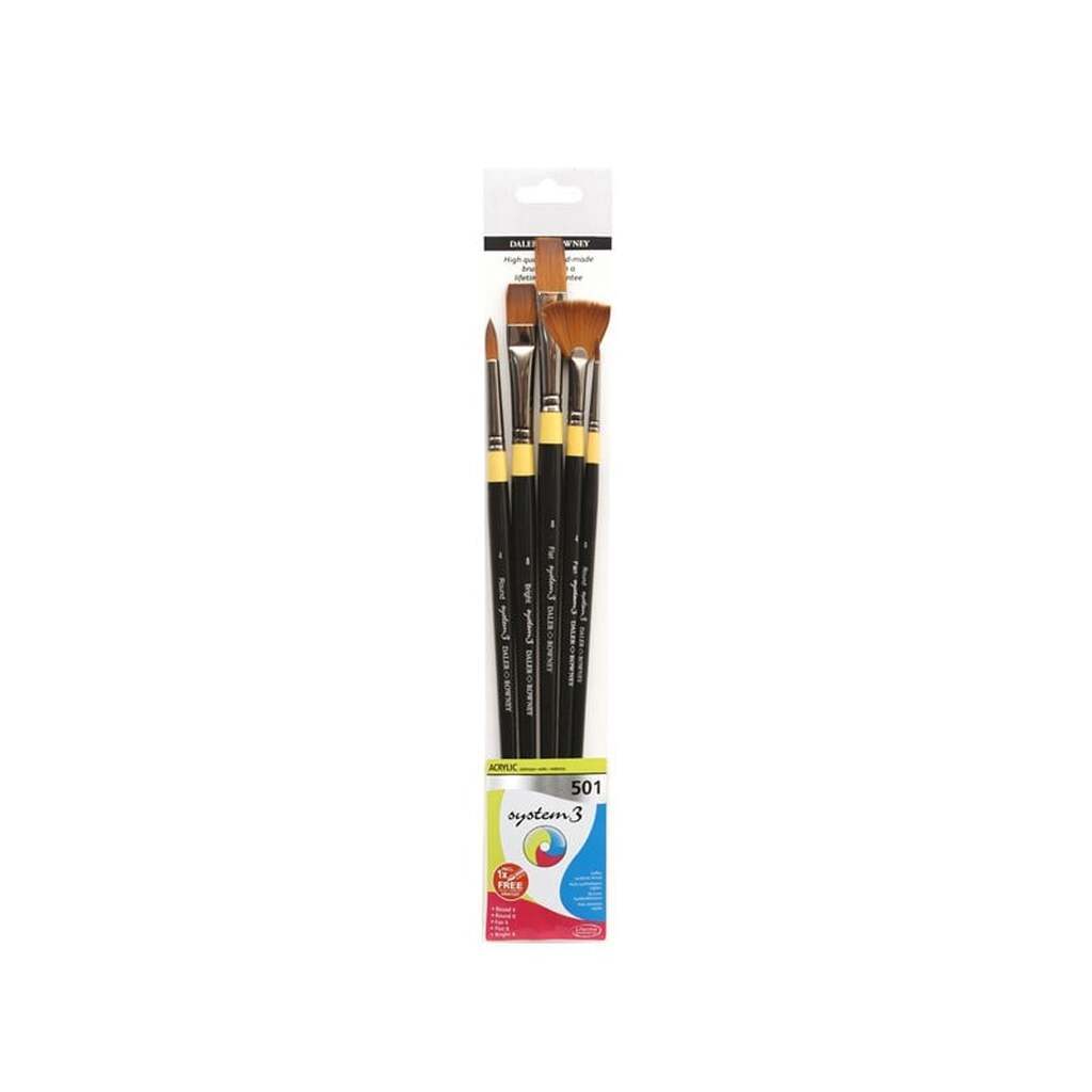 Daler-Rowney System3 Wallet Brush 501 5 pcs