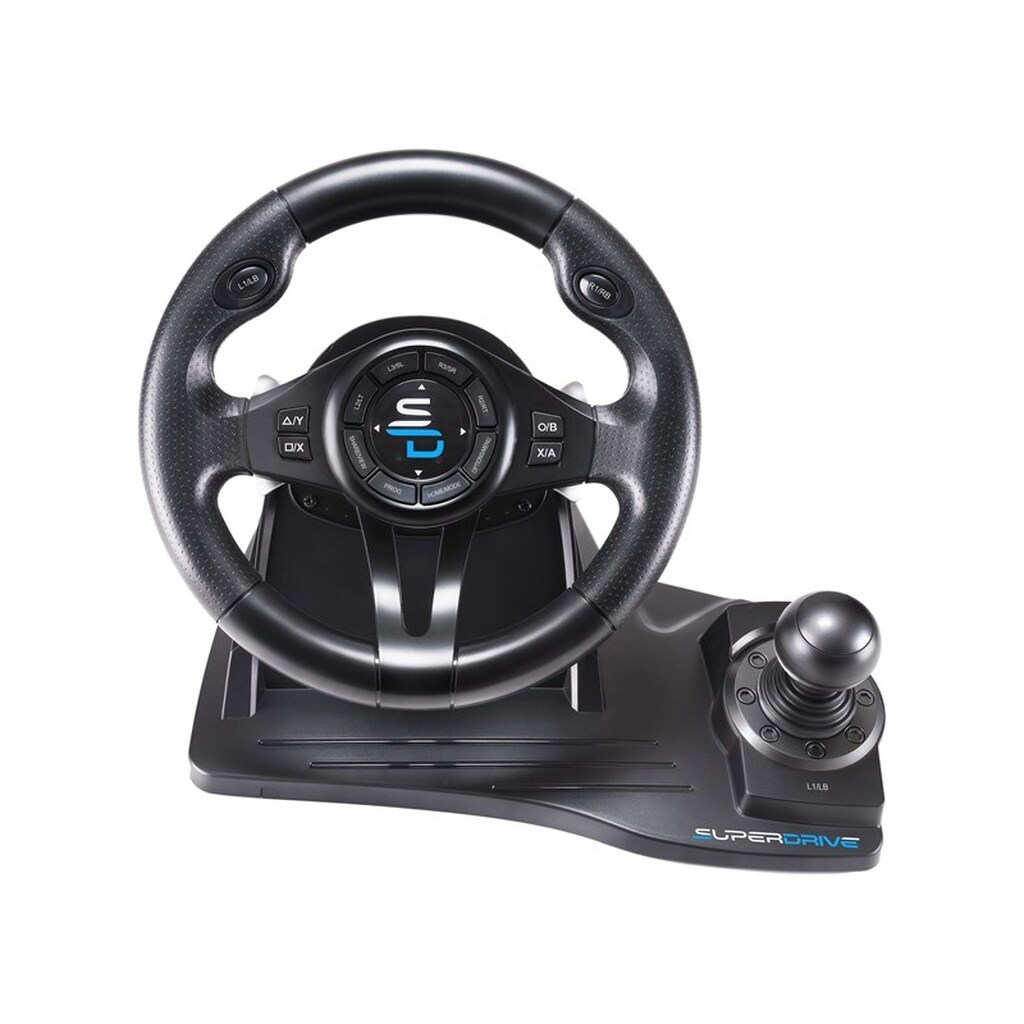 Subsonic Superdrive GS 550 Steering Wheel - Wired Steering wheel &amp; Pedal set - Sony PlayStation 4
