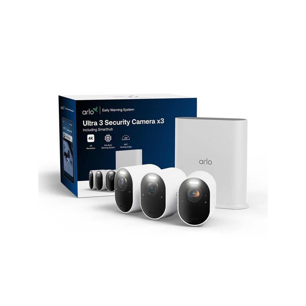 Arlo Ultra 3 Overvågningskamera, 3-kameraer