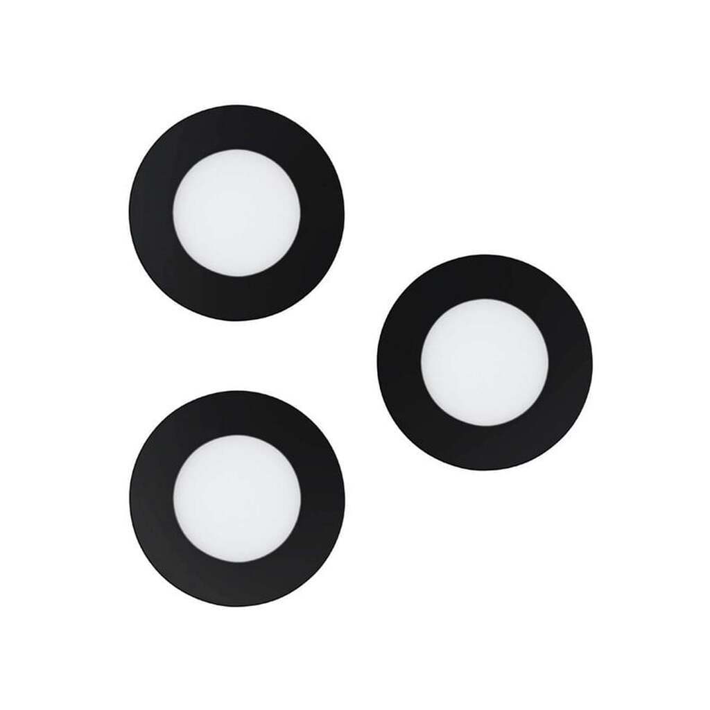 EGLO CONNECT.ZCL FUEVA SMART indbyg.sæt sort M/TUNABLE WHITE