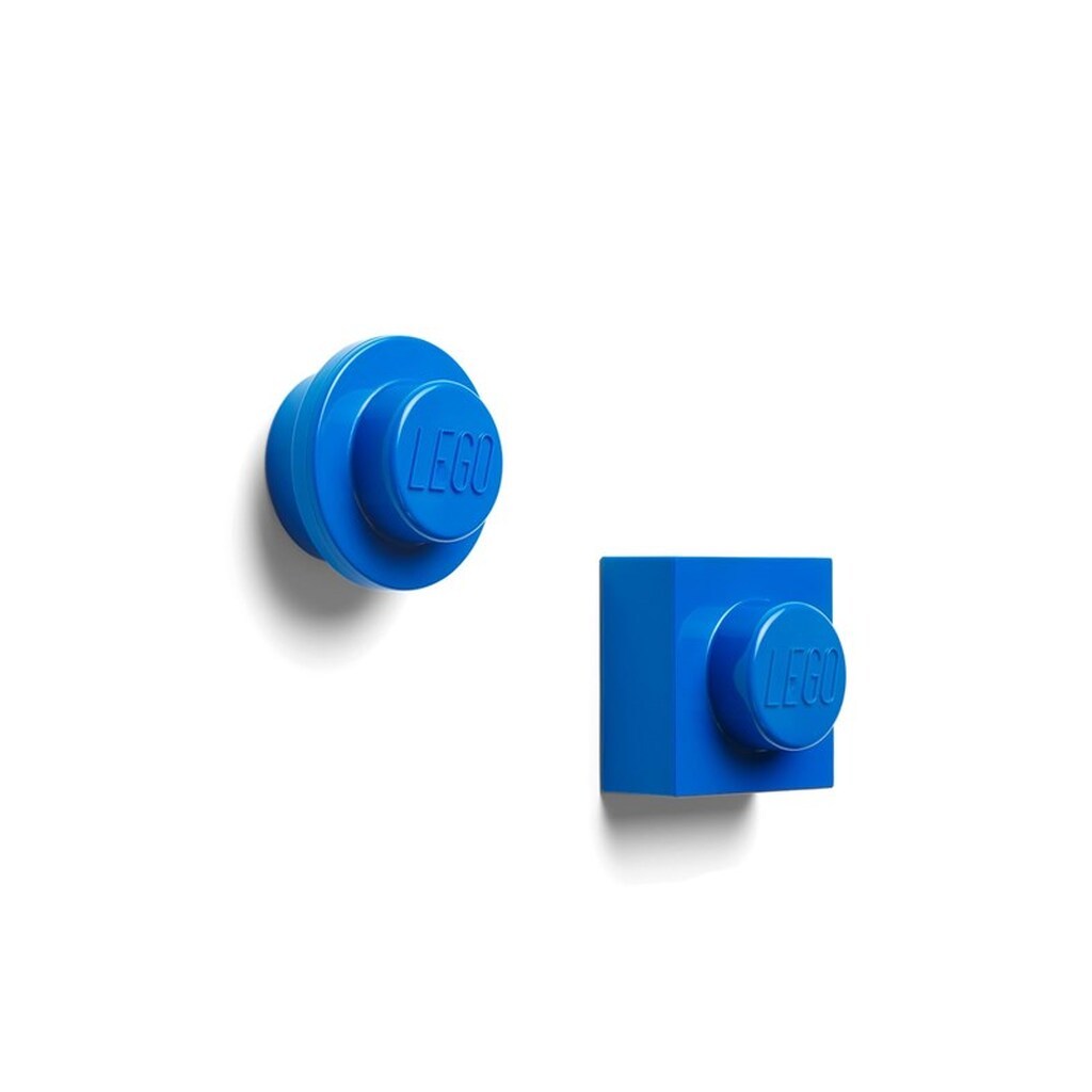 LEGO MAGNET SET ROUND AND SQUARE - BLUE