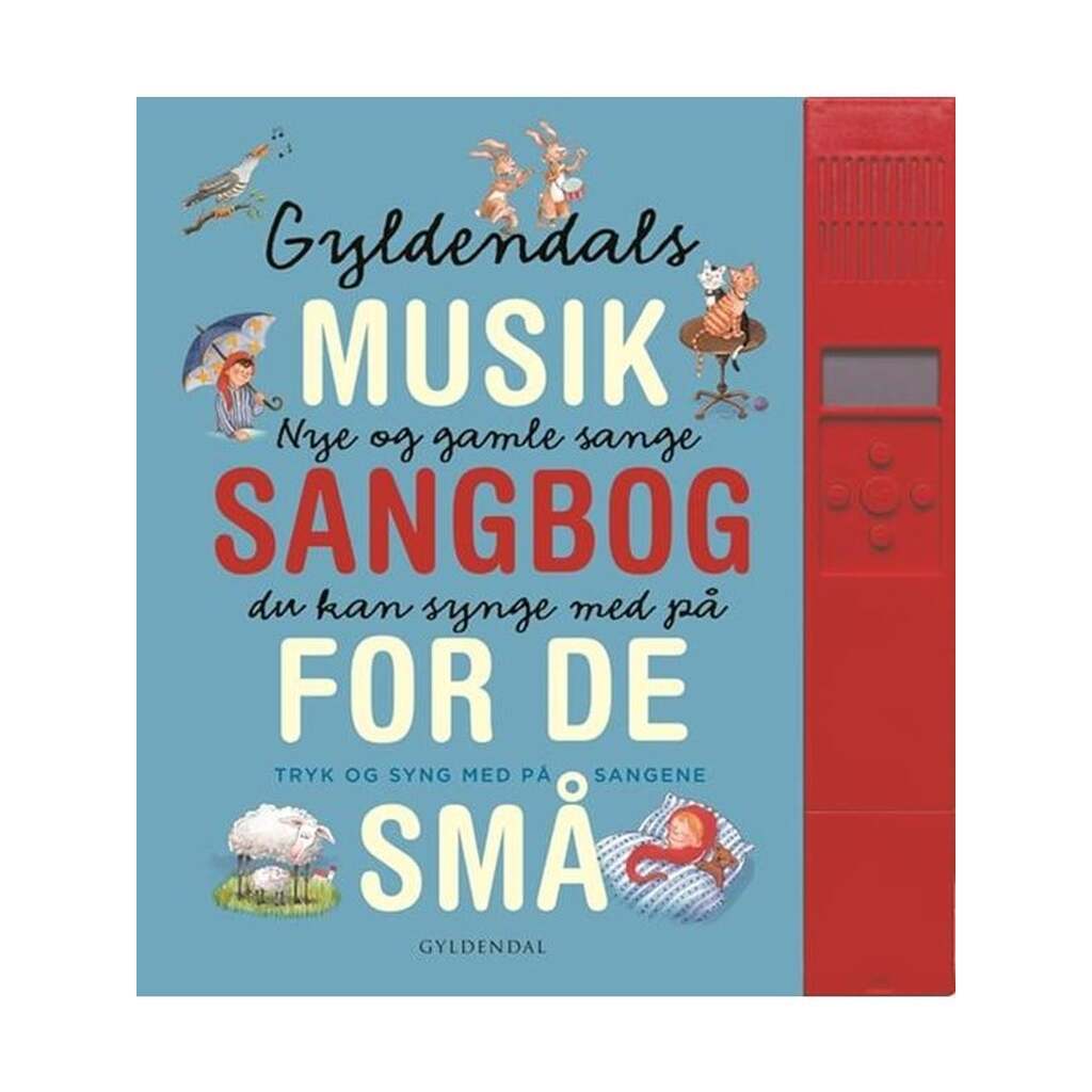 Musiksangbog - med lydpanel - Børnebog - Hardcover