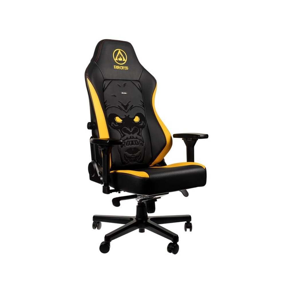 noblechairs HERO Gaming Chair - Far Cry 6 Special Edition Gamer Stol - Sort / Gul - PU Læder - Op til 150 kg