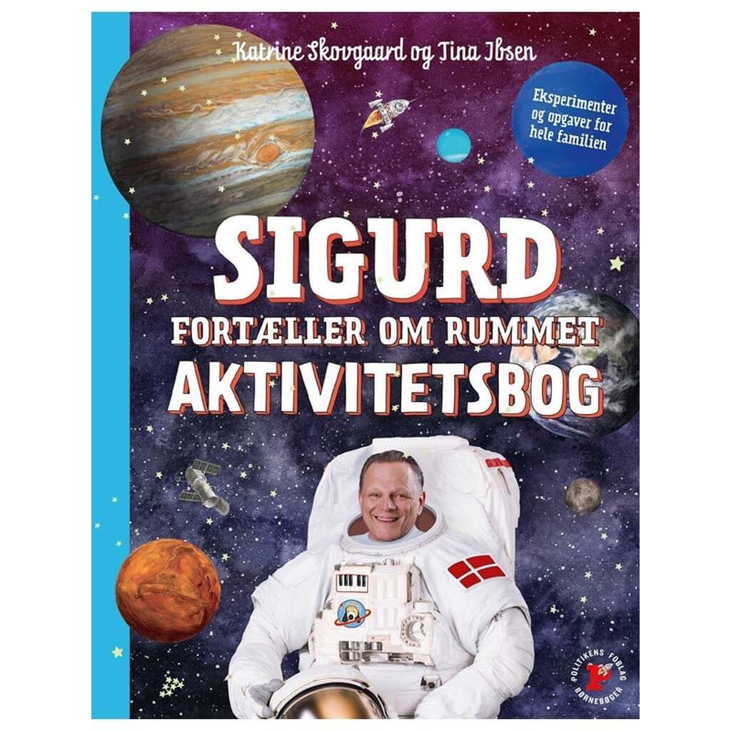 Sigurd fortæller om rummet - Aktivitetsbog - Børnebog - Hæfte