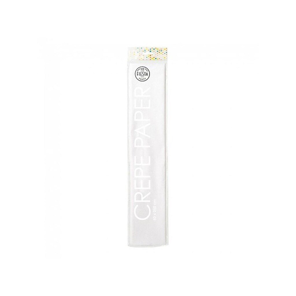 Globos Crepe paper White 50x250cm