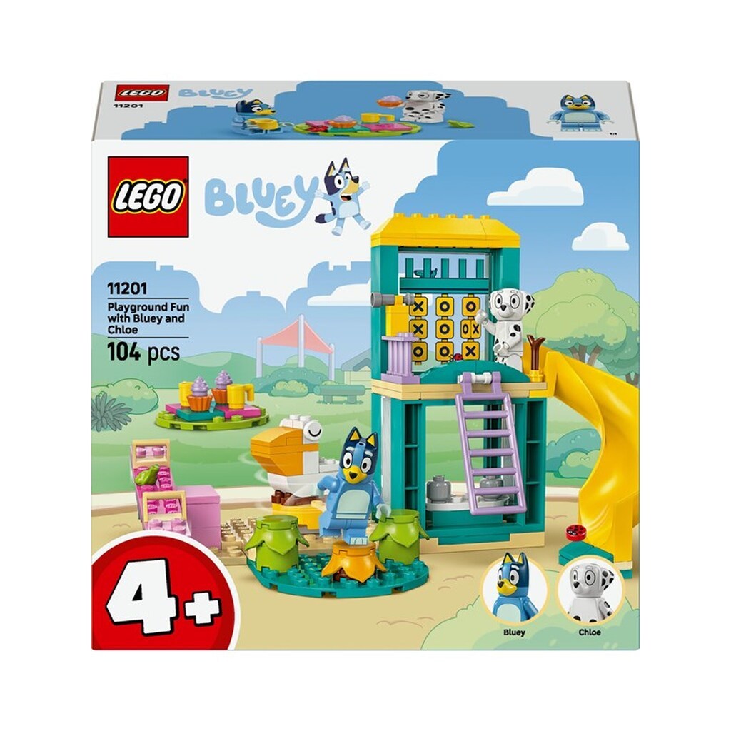 LEGO Bluey 11201 Sjov på legepladsen med Bluey og Chloe