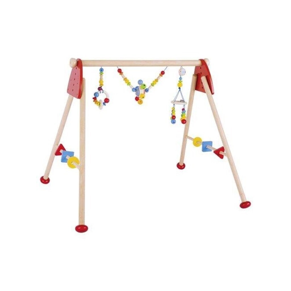 Goki Wooden Baby Gym Rainbow