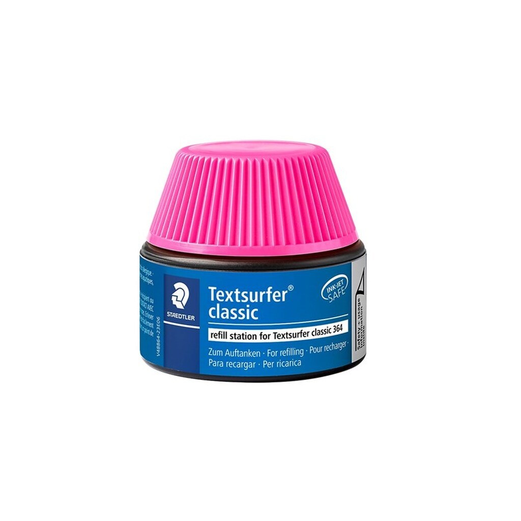Staedtler REFILL, 4 STK, TIL TEXTSURFER CLASSIC 362 ROSA