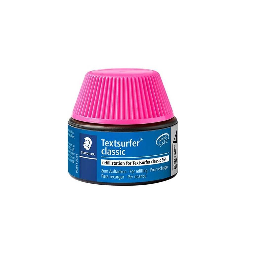 Staedtler REFILL, 4 STK, TIL TEXTSURFER CLASSIC 362 ROSA