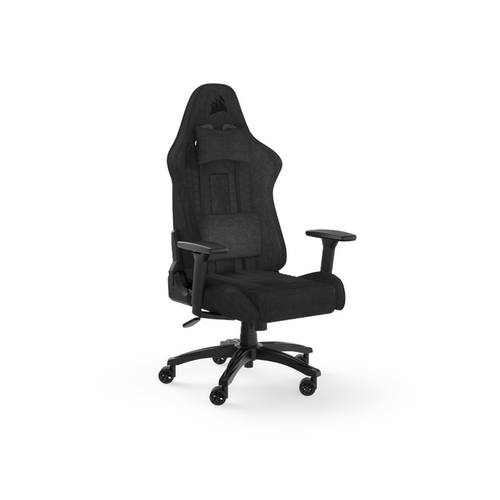 Corsair TC100 Relaxed Fabric Gamer Stol - Sort - Stof - Op til 120 kg
