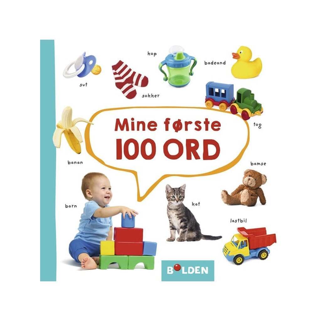 Mine første 100 ord - Børnebog - Papbog