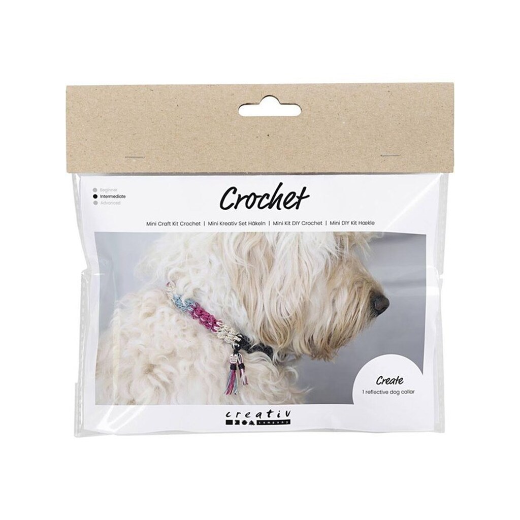 Creativ Company - Mini Hobby Set Crochet Dog Collar