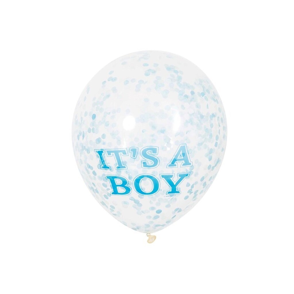 Haza Witbaard Confetti Balloons Boy 6pcs.