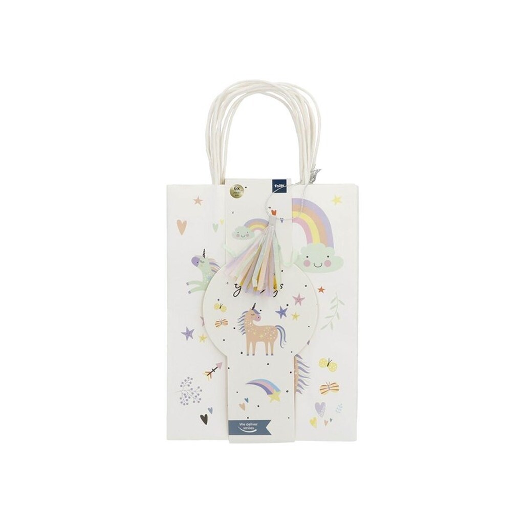 Folat BV - Unicorns &amp; Rainbows Party Bags 6 pcs.