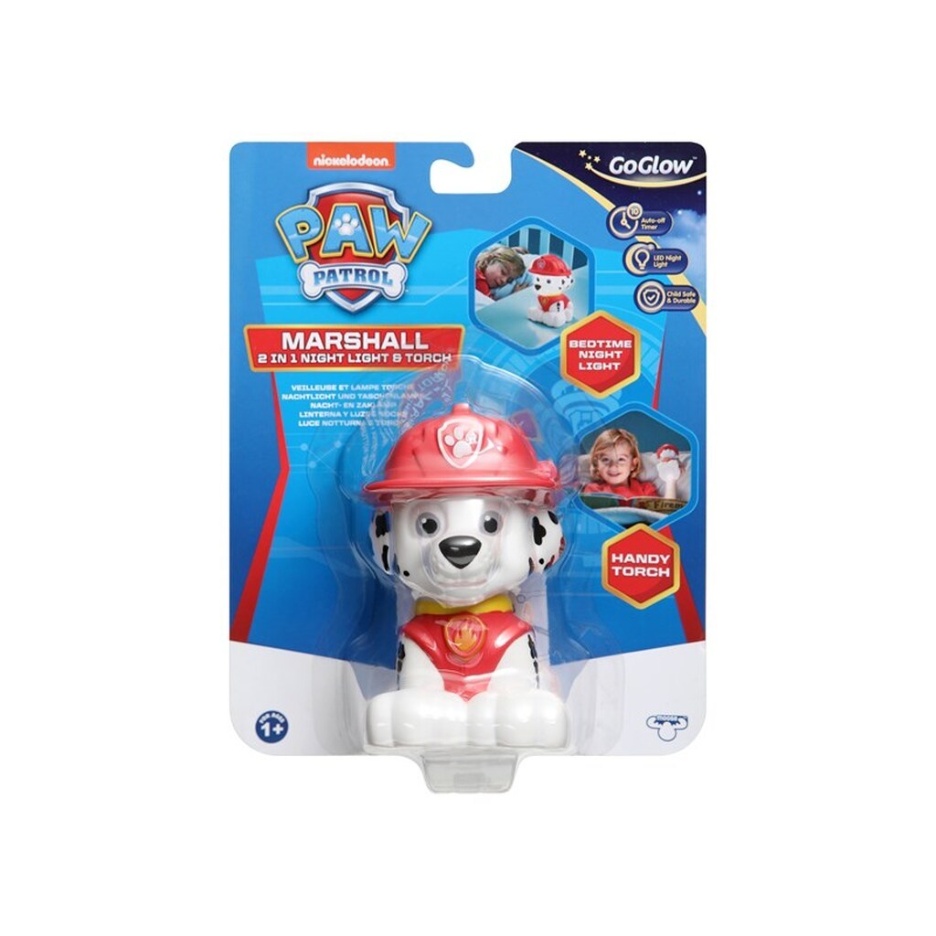 Paw Patrol 2 i 1 Natlampe og Lygteven