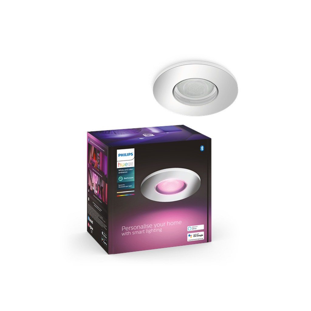 Philips Hue Xamento Indbygningsspot til badeværelse - Krom