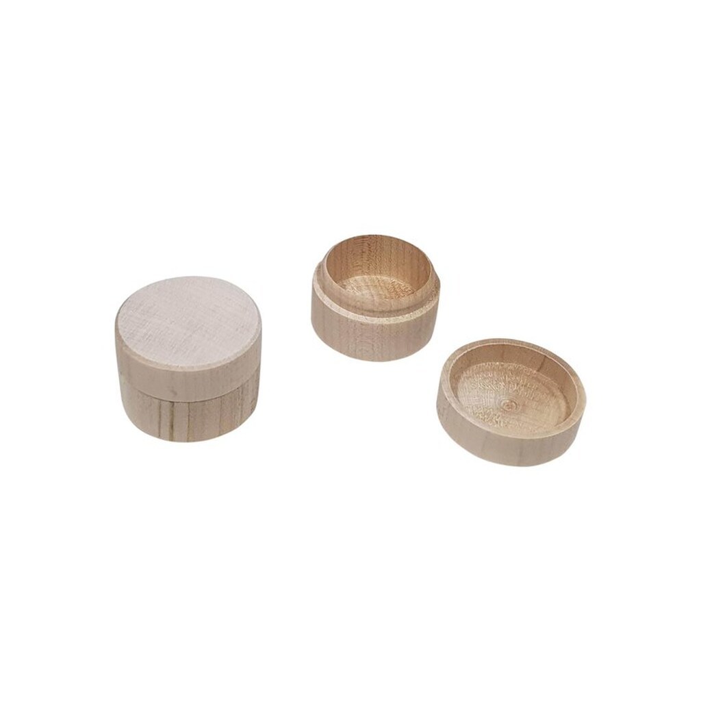 Playwood Box Round Beech Wood
