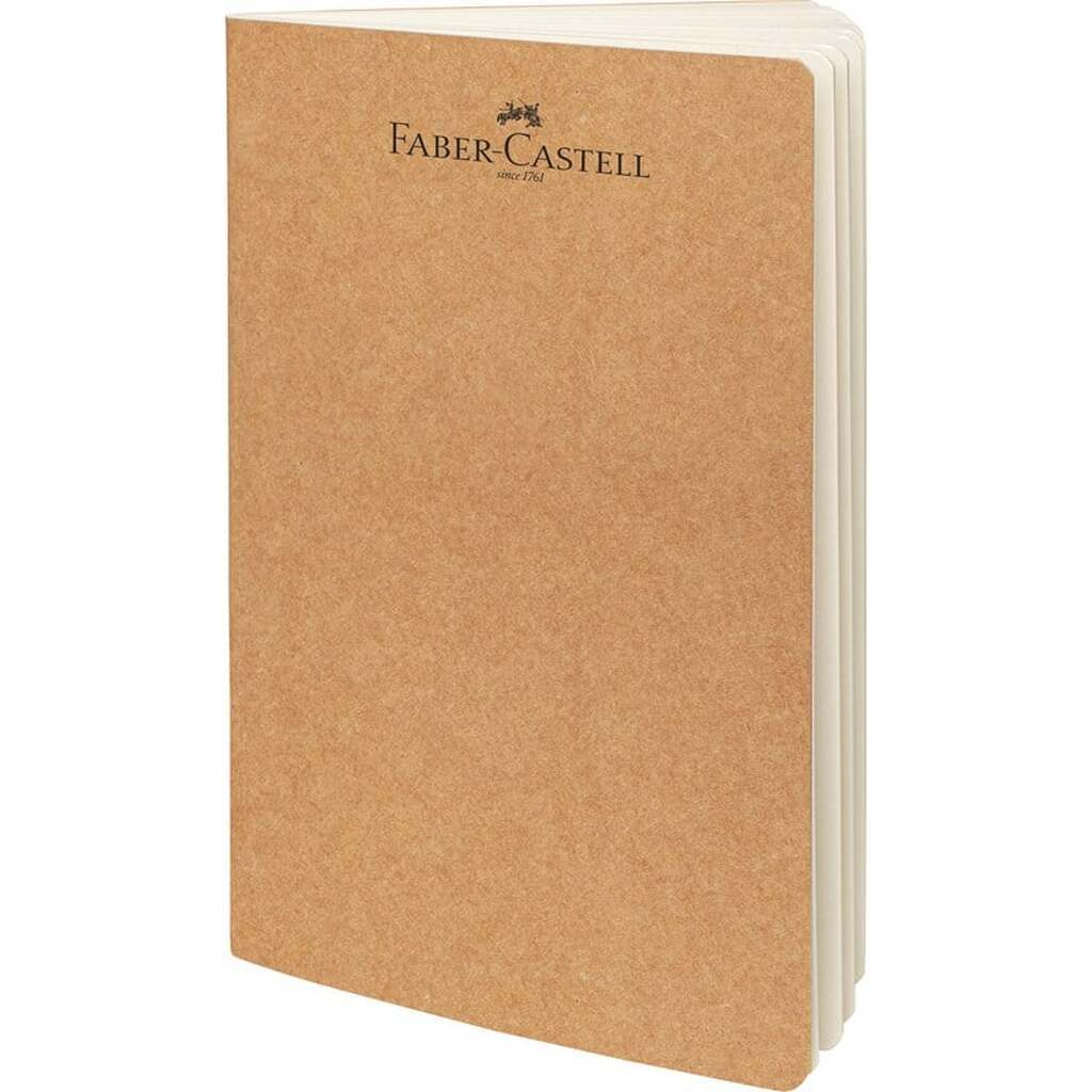 Faber-Castell 8 Pitt Artist Pens + 1 skitsebog, XXS, XS, S, F, M, 1,5, B, FM i sort farve 199, 1 skitsebog 20 ark (40 sider) 140g, naturhvid