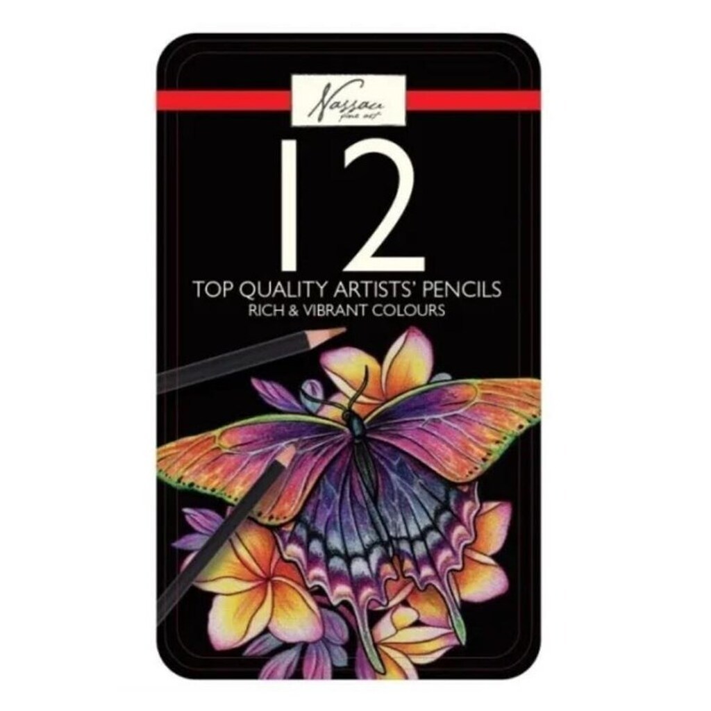 Creative Craft Group Farveblyanter 12 stk. i metalæske