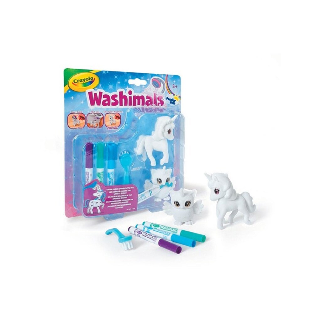 Crayola - Washimals Animals - Unicorn Luna and Owl Una