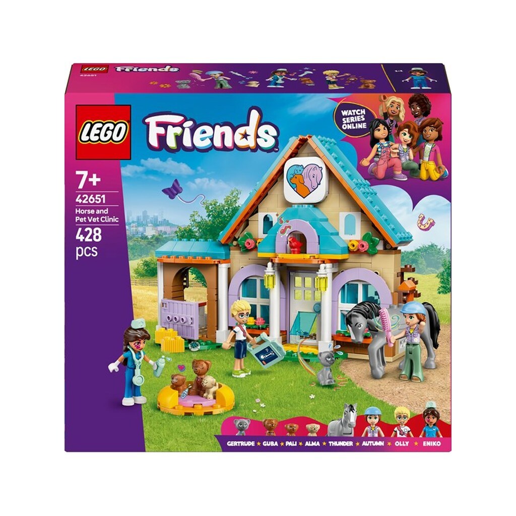 LEGO Friends 42651 Dyrlægeklinik for heste og kæledyr