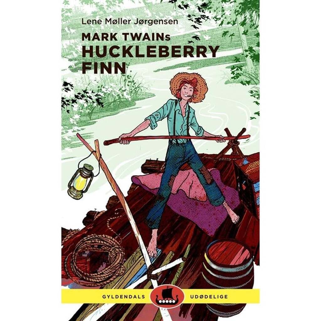 Mark Twains Huckleberry Finn - Børnebog - Hardcover