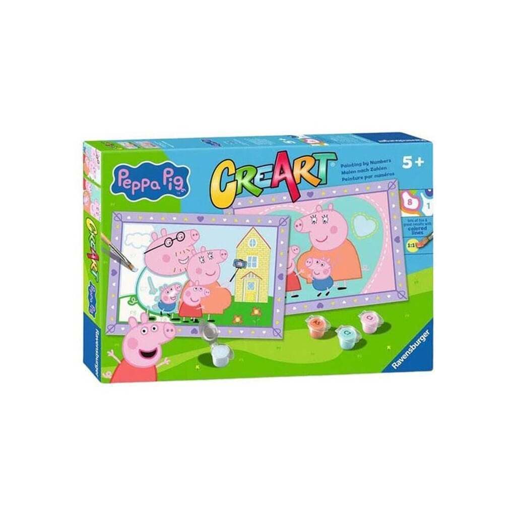 Ravensburger CreArt Paint by Numbers - Peppa&apos;s Family