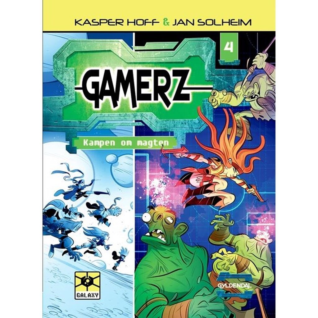 Gamerz 4 - Kampen om magten - Børnebog - Hardcover