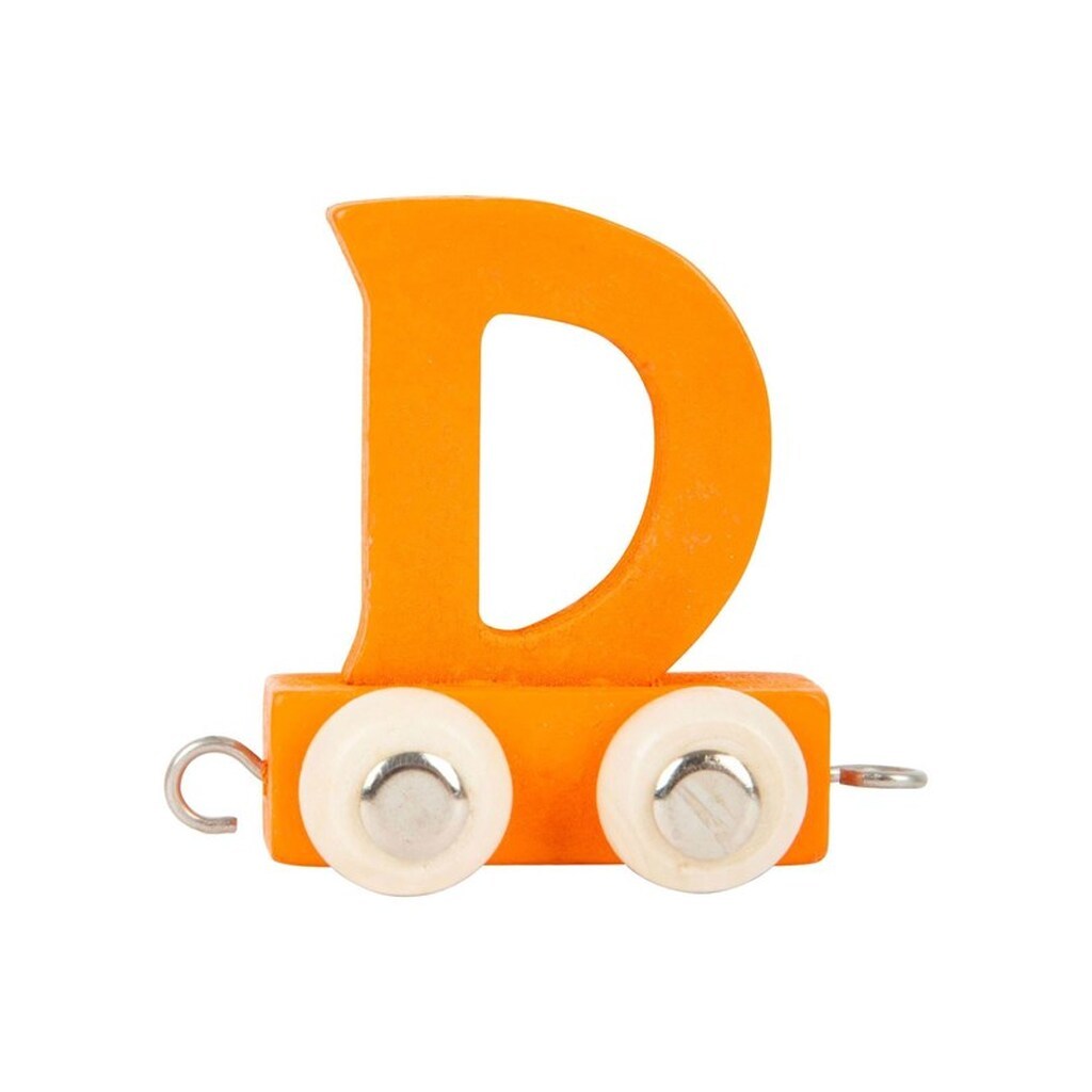 Small Foot - Wooden Letter Train Color - D