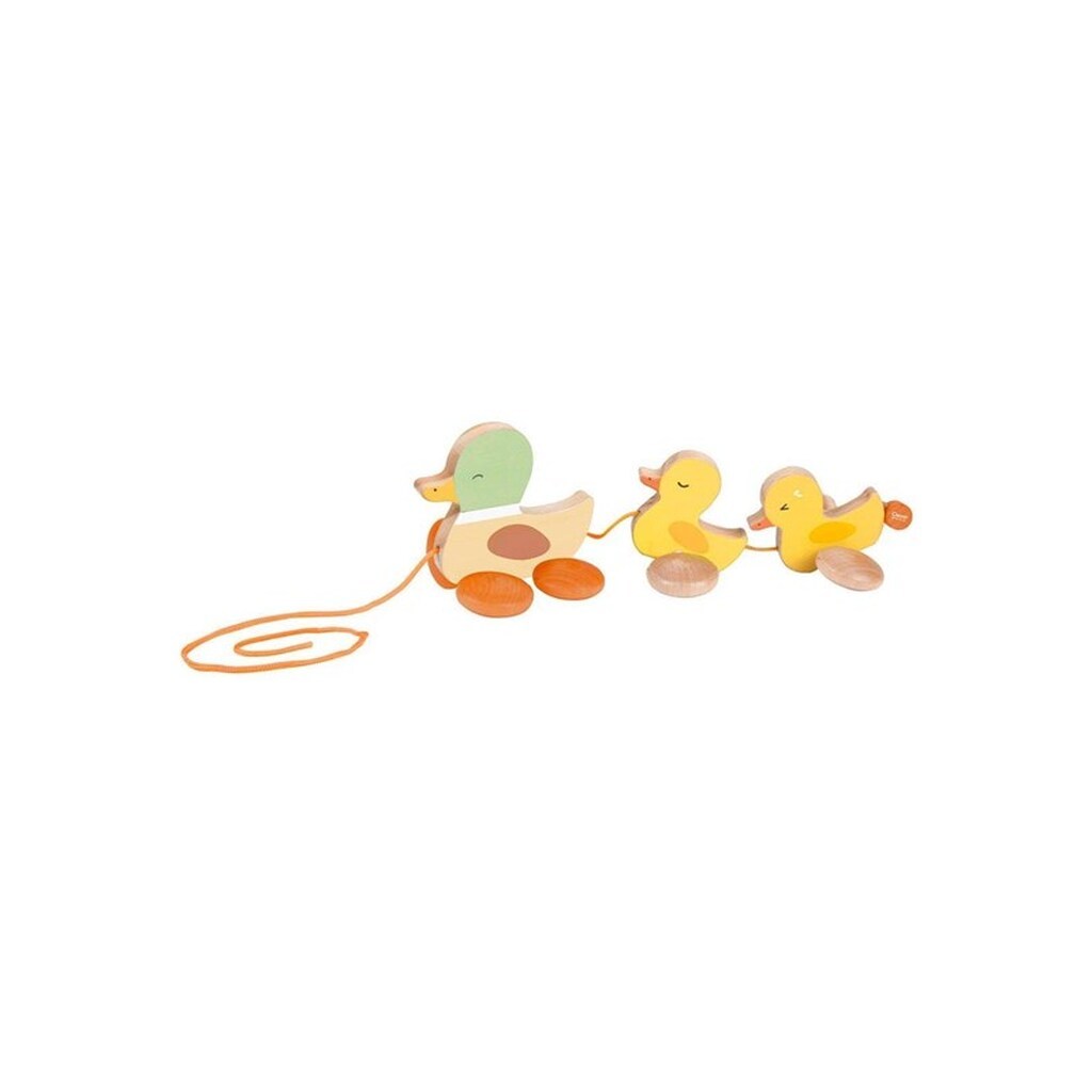 Classic World Wooden Pull Along Figure Ducks