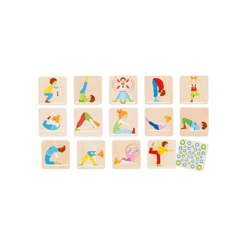 Goki Wooden Memo Game Gymnastics 32 pcs.