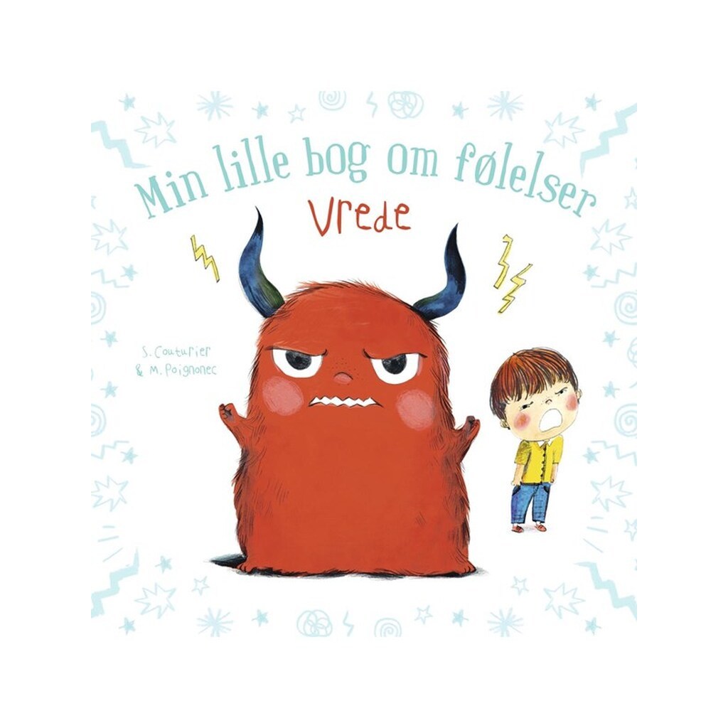Min lille bog om følelser: Vrede - Børnebog - hardback