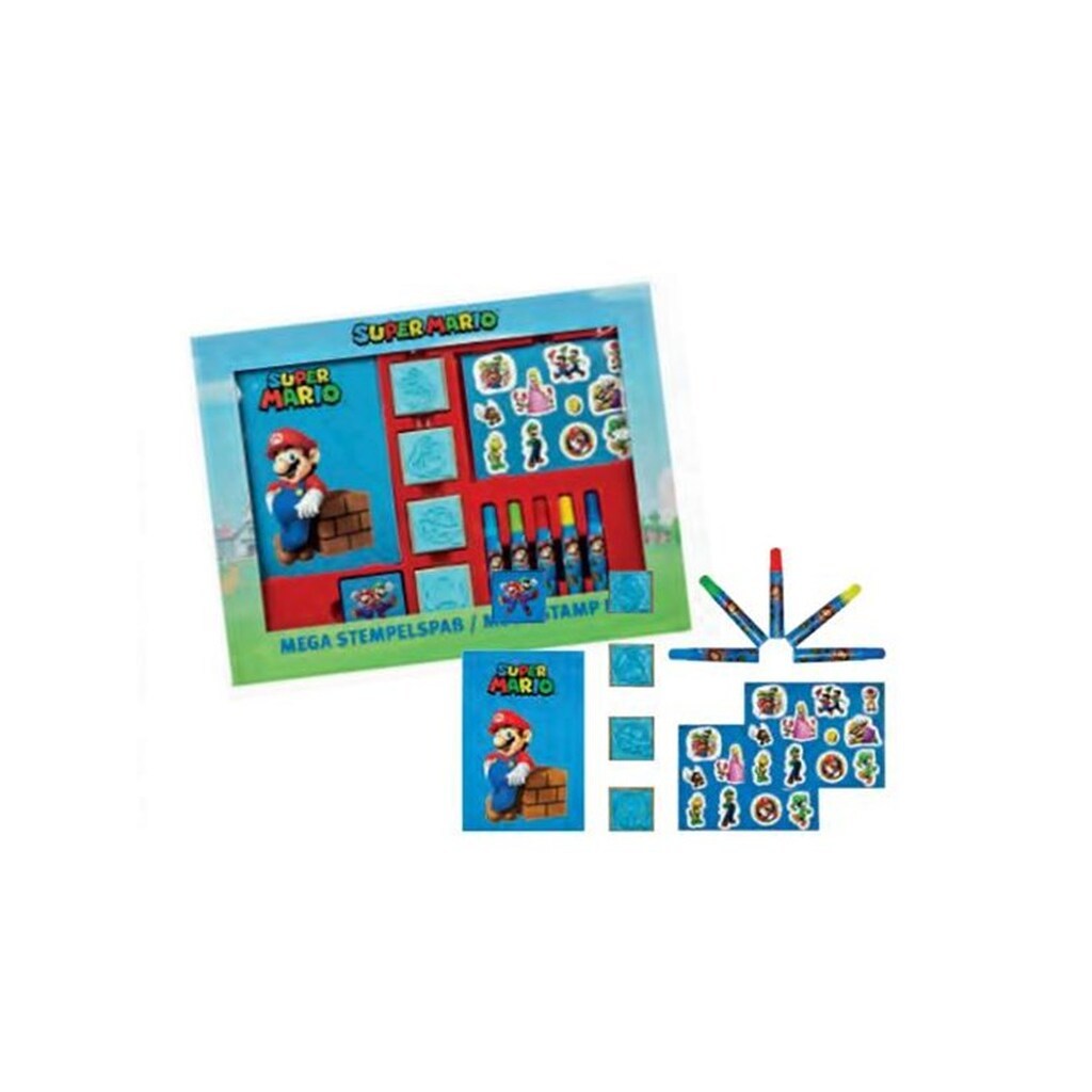 Super Mario Mega Stamp Set