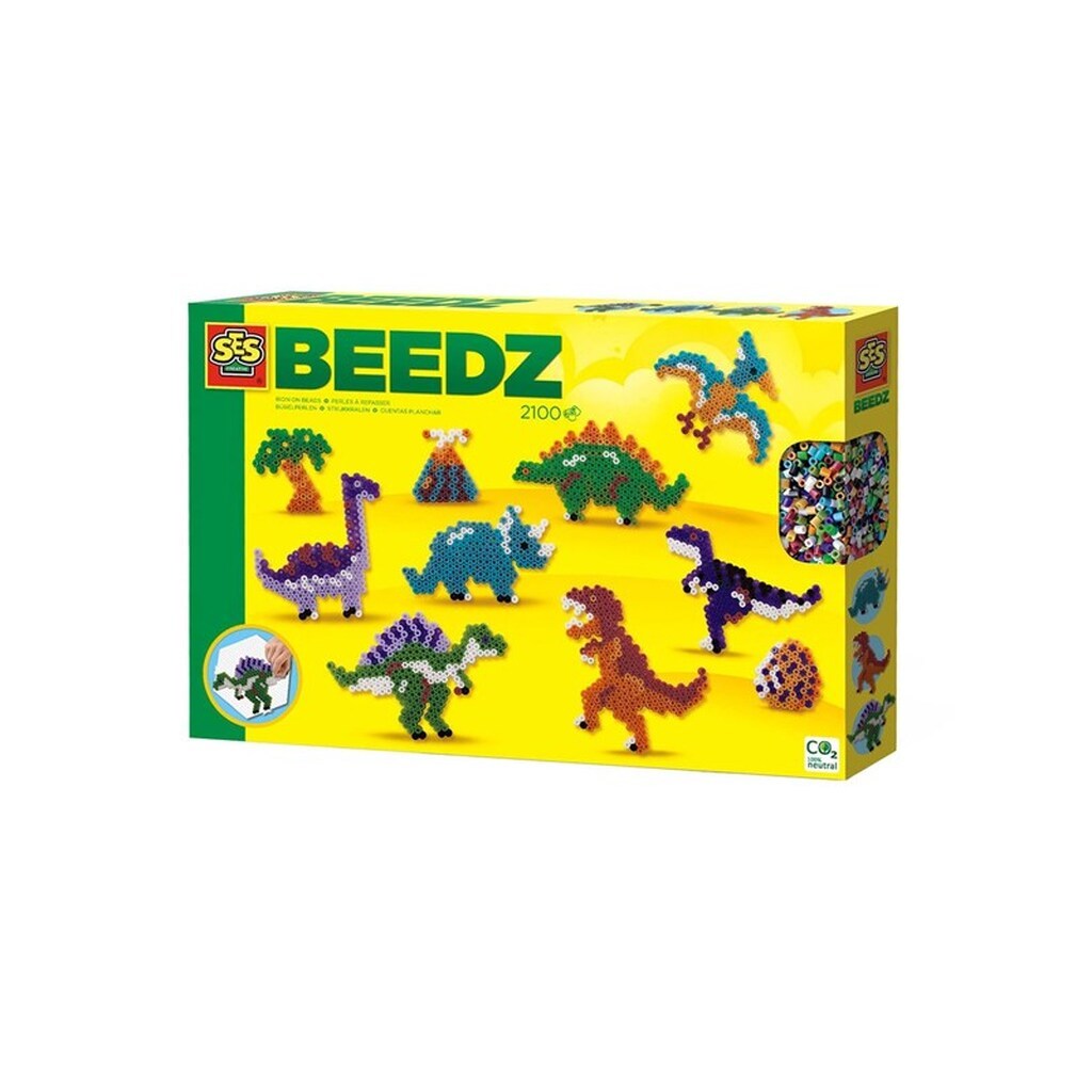 SES Creative Iron-on Beads - Dino World
