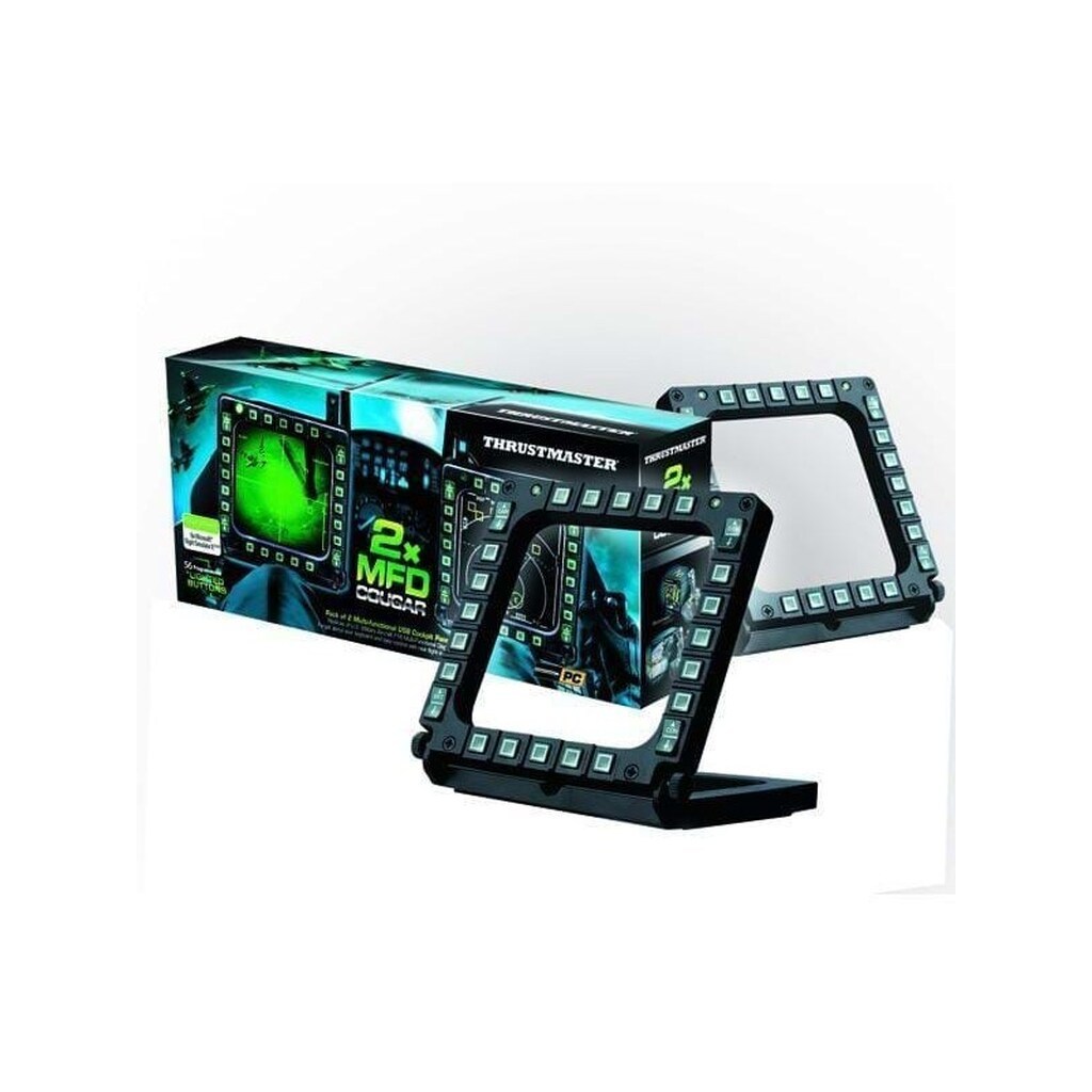 Thrustmaster MFD Cougar Pack - Wired Flight simulator instrument panel