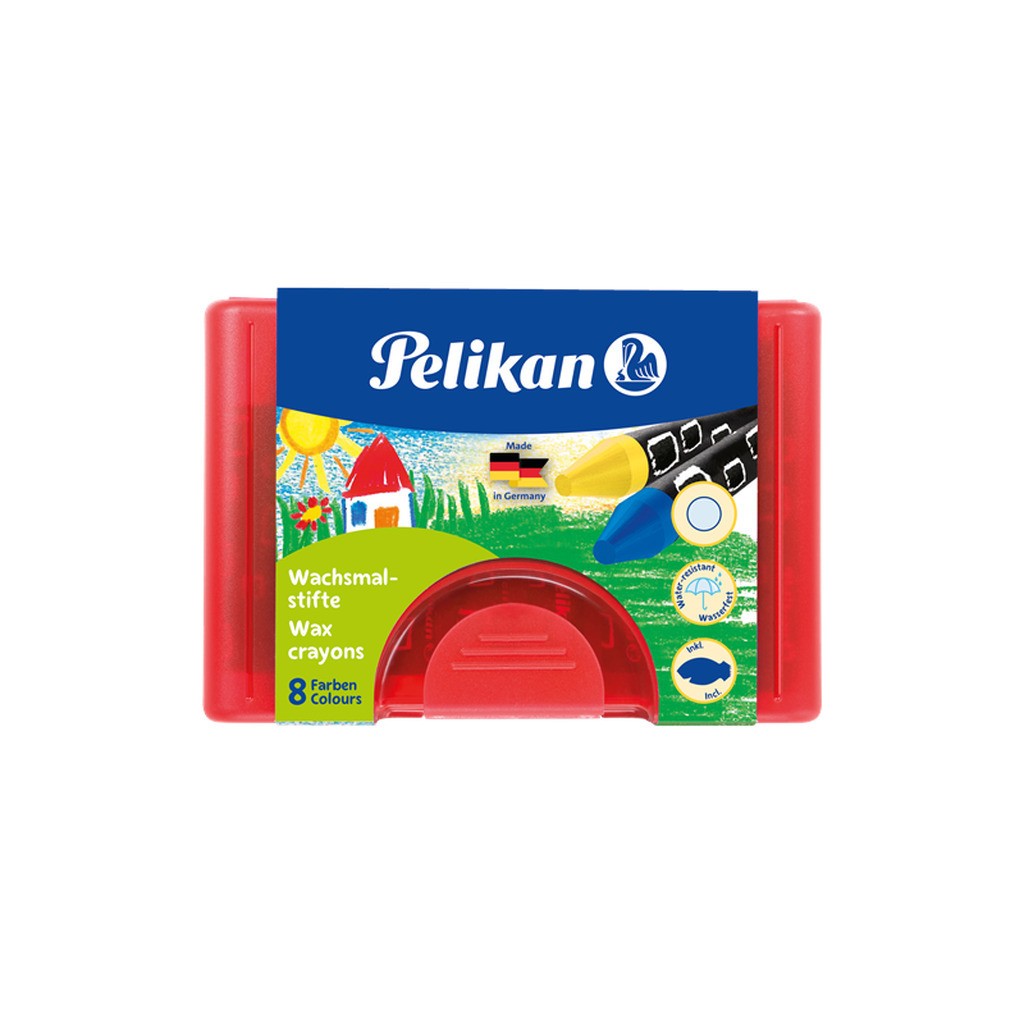 Pelikan Voksfarver i Box, 8 stk.