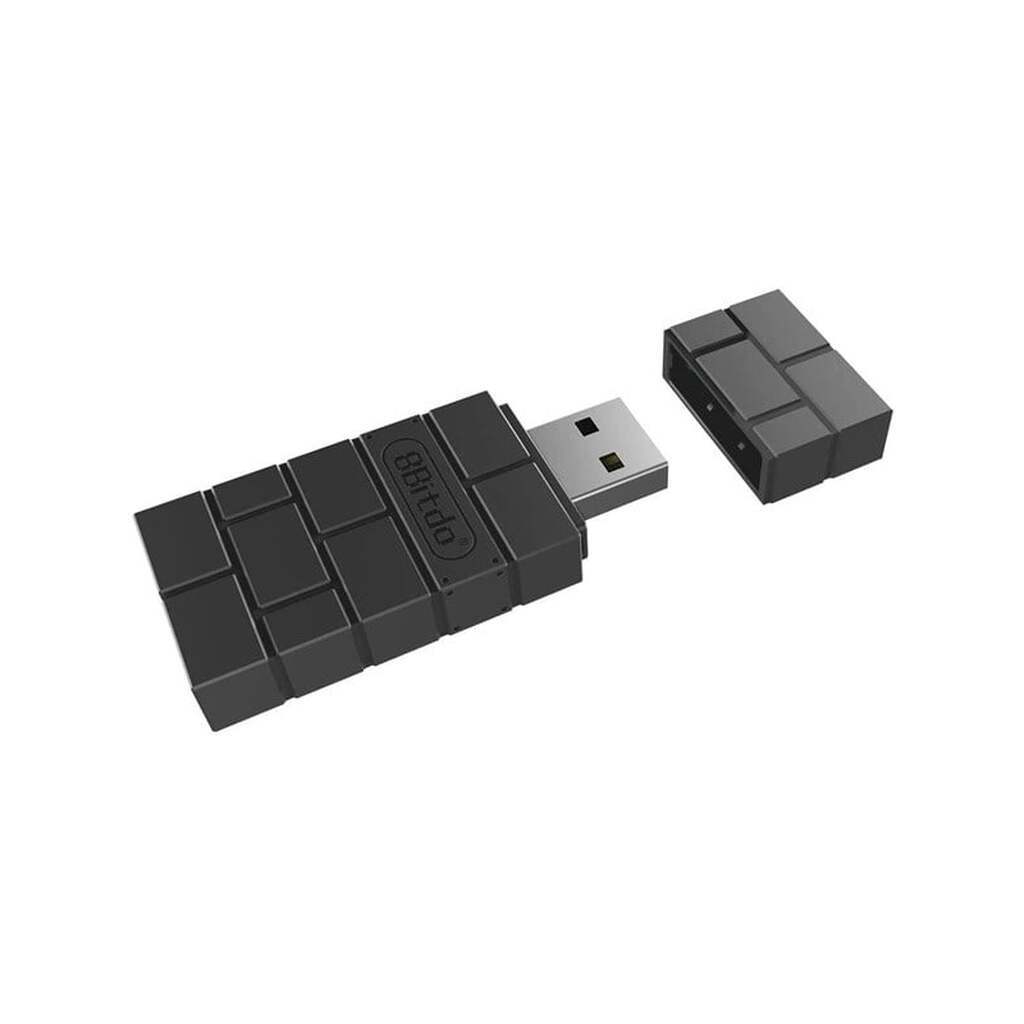 8BitDo USB Wireless Adapter 2 - Black - Wireless Tilbehør til spillekonsol - Android