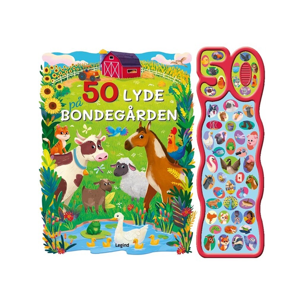 50 lyde på bondegården - Børnebog - Papbog