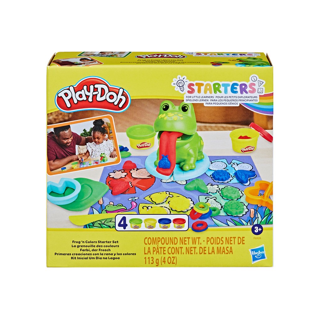 Play-Doh Frog &apos;n Colours Starter Set with Playmat