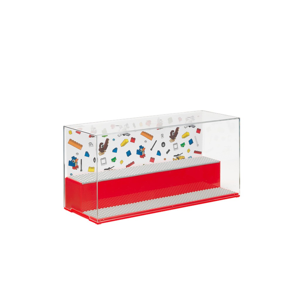 LEGO Play &amp; Display Case, Iconic, rød