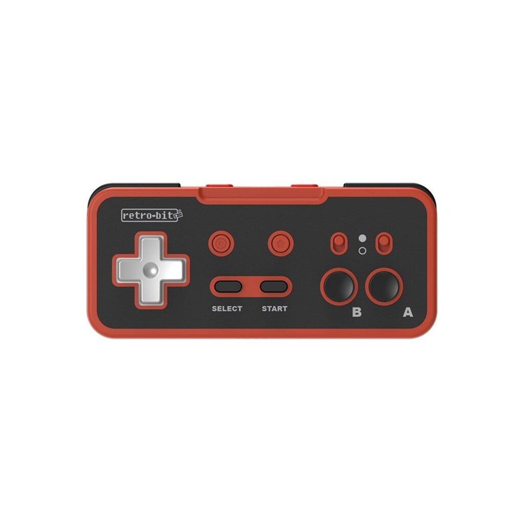 Retro-Bit Origin8 2.4 GHz Wireless - Red &amp; Black - Wireless Controller - Nintendo NES